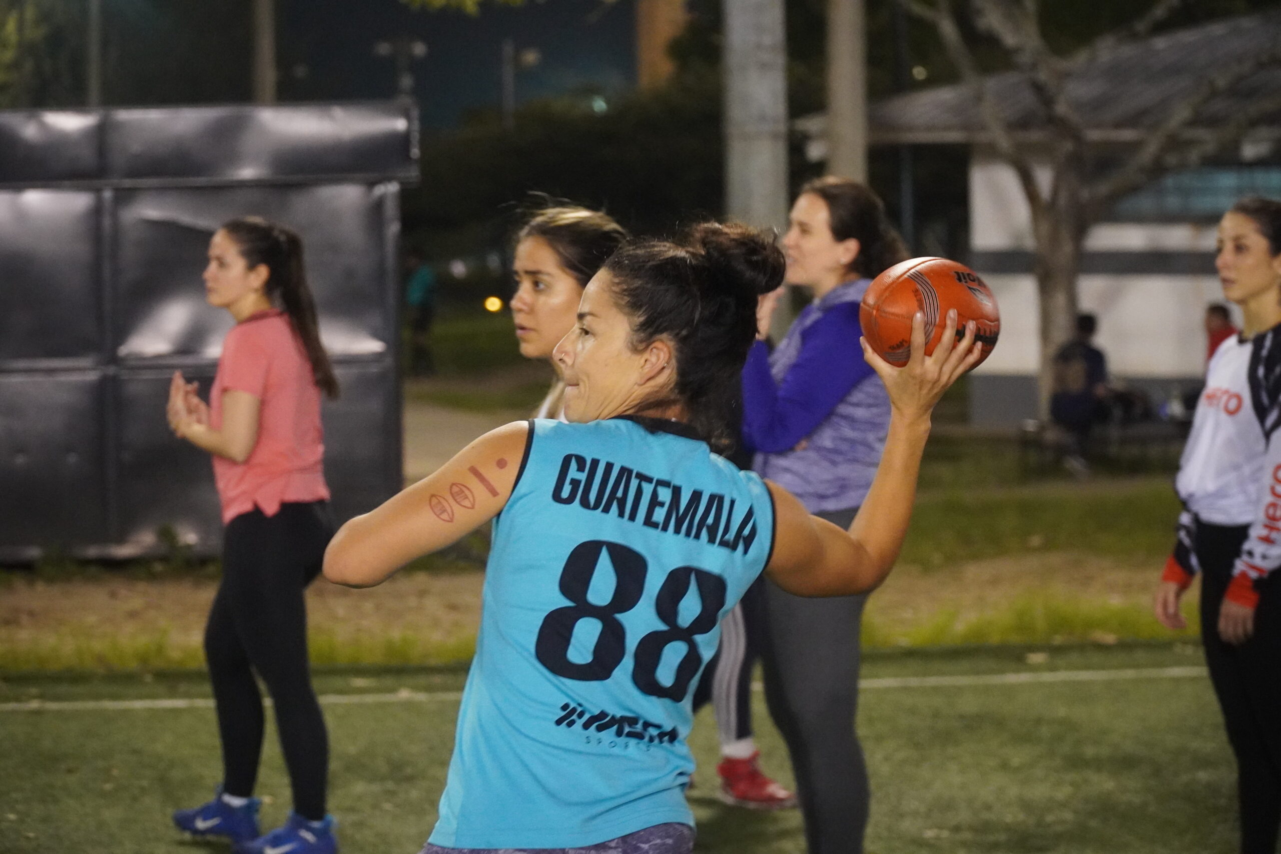 Entreno tocho bandera o falg football